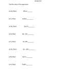 Math | Rainbowtreekids Intended For Zero Product Property Worksheet