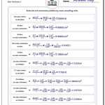 Math Worksheets: Metric Si Unit Conversions: Metric Si Unit Conversions: Metric/Si Unit Intended For Si Unit Conversion Worksheet