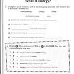 Matter And Energy Worksheet Answers — Db Excel Within Work And Energy Worksheet Answers