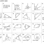Median Don Steward Mathematics Teaching: Angles Practice Makes Perfect In Angles Of Polygon Worksheet