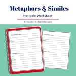 Metaphors & Similes Worksheet – Homeschool Helper Online Inside Similes And Metaphors Worksheet