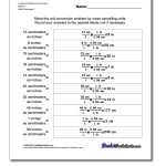 Metric Conversion Worksheet 1 Answer Key — Db Excel In Unit Conversion Worksheet Answers