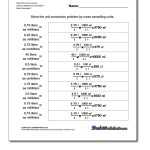 Metric System Conversion Practice Worksheet Regarding Unit Conversion Worksheet Pdf