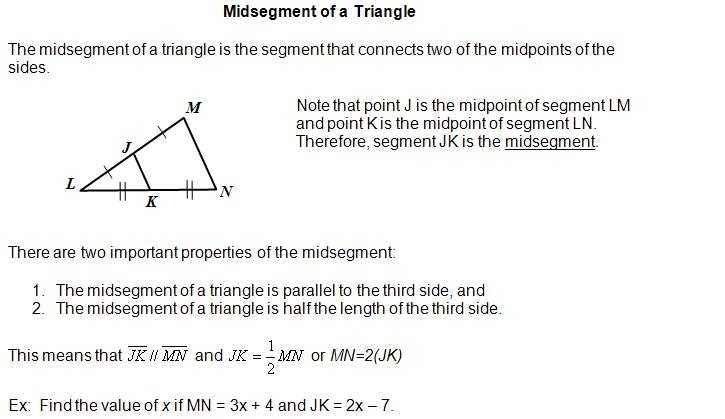 Midsegments Of Triangles Worksheet Answers - Ivuyteq Pertaining To Midsegment Of A Triangle Worksheet