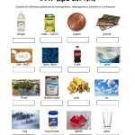 Mixture Or Pure Substance? Worksheet For Mixtures And Solutions Worksheet