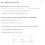 Mla Worksheet Practice Works Cited Page Answers – Alphabet Worksheets For Mla Citation Practice Worksheet