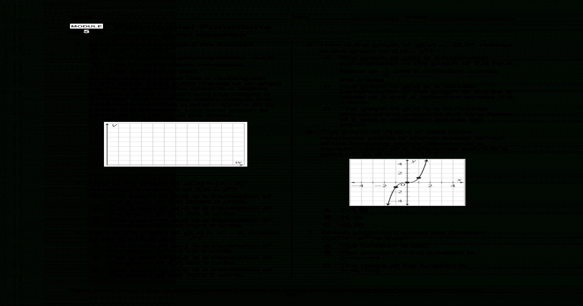 Module 11 Solving Systems Of Linear Equations Test Answer Key in Linear Equation Worksheet With Answers