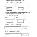 Molar Mass Conversions Worksheet Within Molar Mass Practice Worksheet