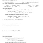 Mole Conversions Worksheet Pertaining To Chemistry Conversion Factors Worksheet