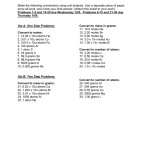 Mole Worksheet With Regard To Mole Worksheet 1