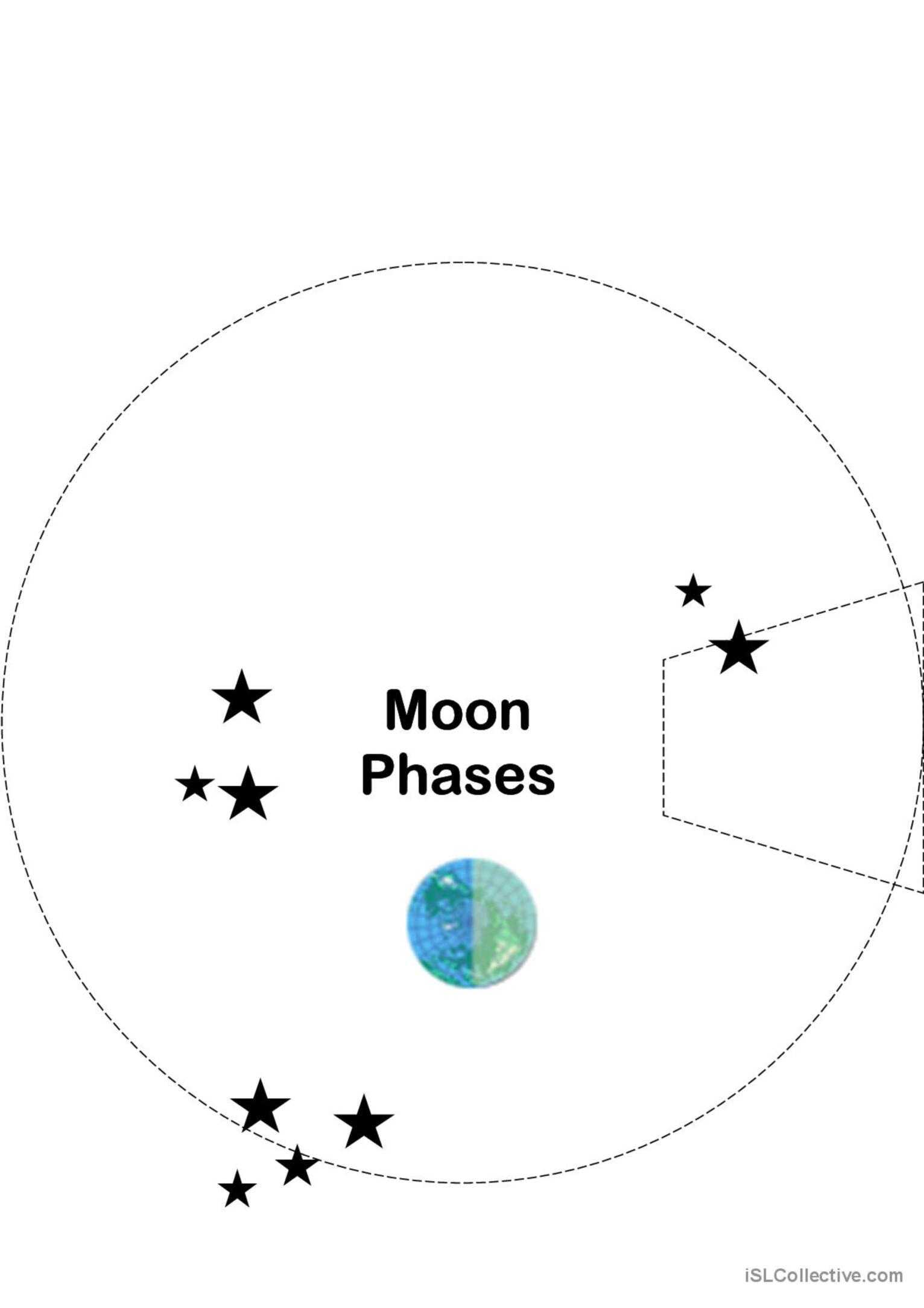 Moon Phases: English Esl Worksheets Pdf & Doc Throughout Moon Phases Worksheet Pdf