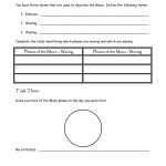 Moon Phases Worksheet Answers | Worksheet For Education Inside Moon Phases Worksheet Answers