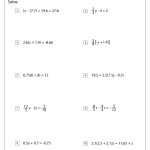 Multi Step Equations Worksheets – Math Monks Pertaining To Equations With Fractions Worksheet