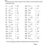 Multiplication 2 Times Tables Worksheets | 101 Activity In 2 Times Table Worksheet