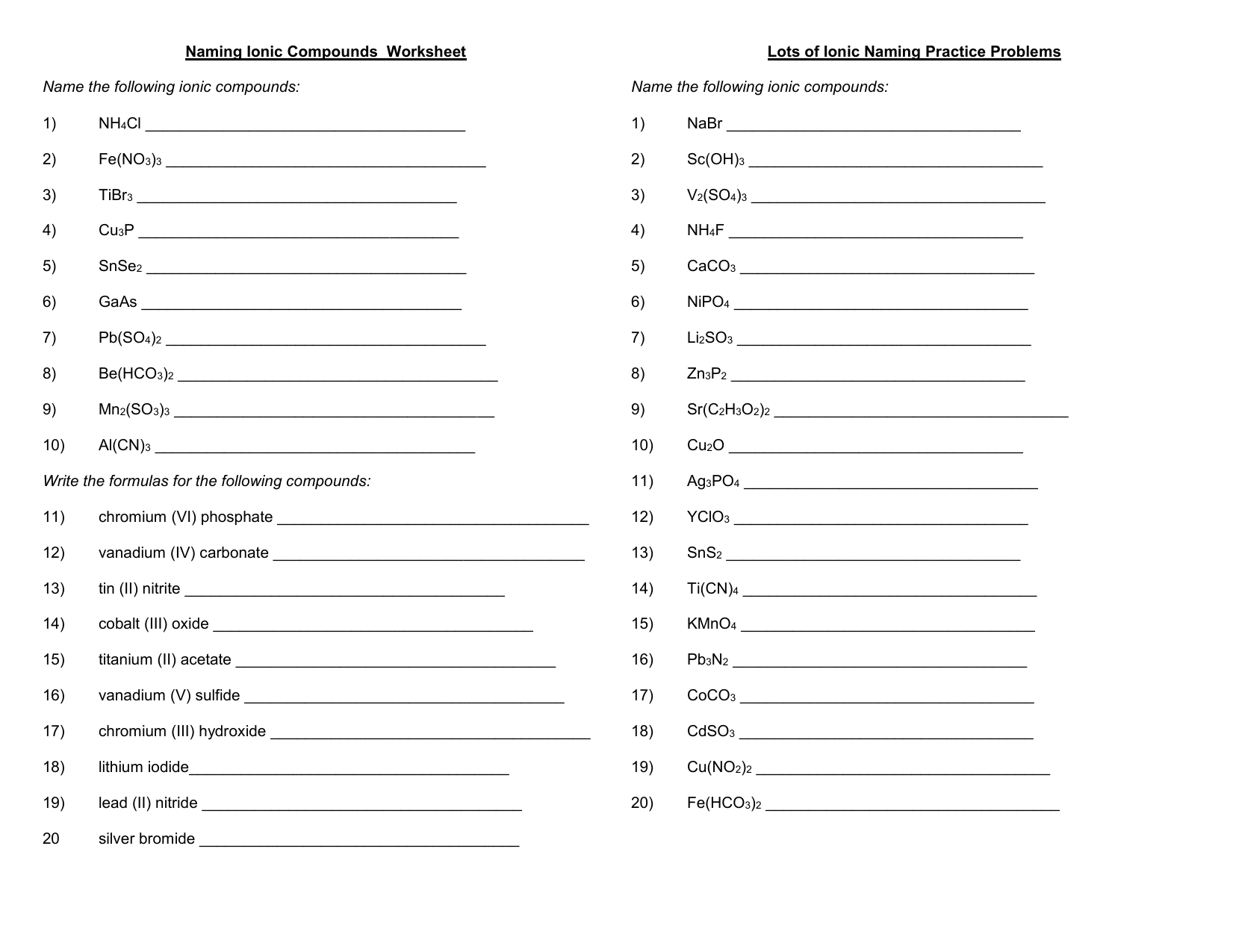 Naming Ionic Compounds Practice Worksheet Answers Netvs — Db-Excel throughout Naming Ionic Compounds Worksheet Answers