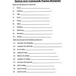 Naming Ionic Compounds Practice Worksheets Key Regarding Naming Ionic Compounds Worksheet Answers