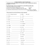 Naming Ionic Compounds Worksheet One Answers — Db Excel Within Chemical Bonds Ionic Bonds Worksheet