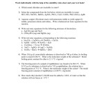 Net Ionic Equations Worksheet For Net Ionic Equations Worksheet