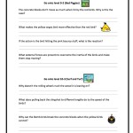 Newtons Laws Vs. Angry Birds – Pe Scholar Pertaining To Newton's Laws Of Motion Worksheet