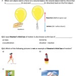Newton'S Third Law Of Motion – Worksheet | Printable And Distance Learning | Teaching Resources With Newton's Laws Of Motion Worksheet