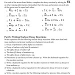 Nuclear Chemistry Worksheet Answer Key | Db Excel Regarding Nuclear Chemistry Worksheet Answer Key
