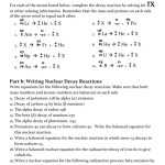 Nuclear Decay Worksheet Answers Chemistry — Db Excel Intended For Nuclear Decay Worksheet Answers