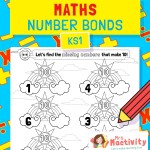 Number Bonds To 10 Rainbow Worksheet | Primary Teaching Resources With Number Bonds To 10 Worksheet