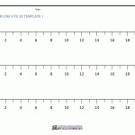 Number Line To 20 Worksheets Intended For Blank Number Line Worksheet