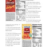 Nutrition Label Worksheet Answers Doritos | Besto Blog In Nutrition Label Worksheet Answer