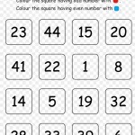 Odd And Even Numbers Worksheet For Preschool, Hd Png Download Regarding Odd And Even Numbers Worksheet