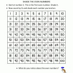 Odd And Even Numbers Worksheet with regard to Odds And Even Worksheet