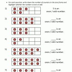 Odd And Even Numbers Worksheet Within Odds And Even Worksheet