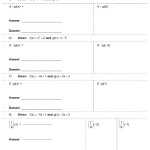 Operations With Functions Worksheet – Educational Worksheet Pertaining To Operations On Functions Worksheet