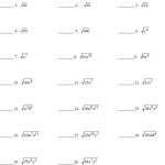 Operations With Radical Expressions Worksheet With Regard To Operations With Radicals Worksheet