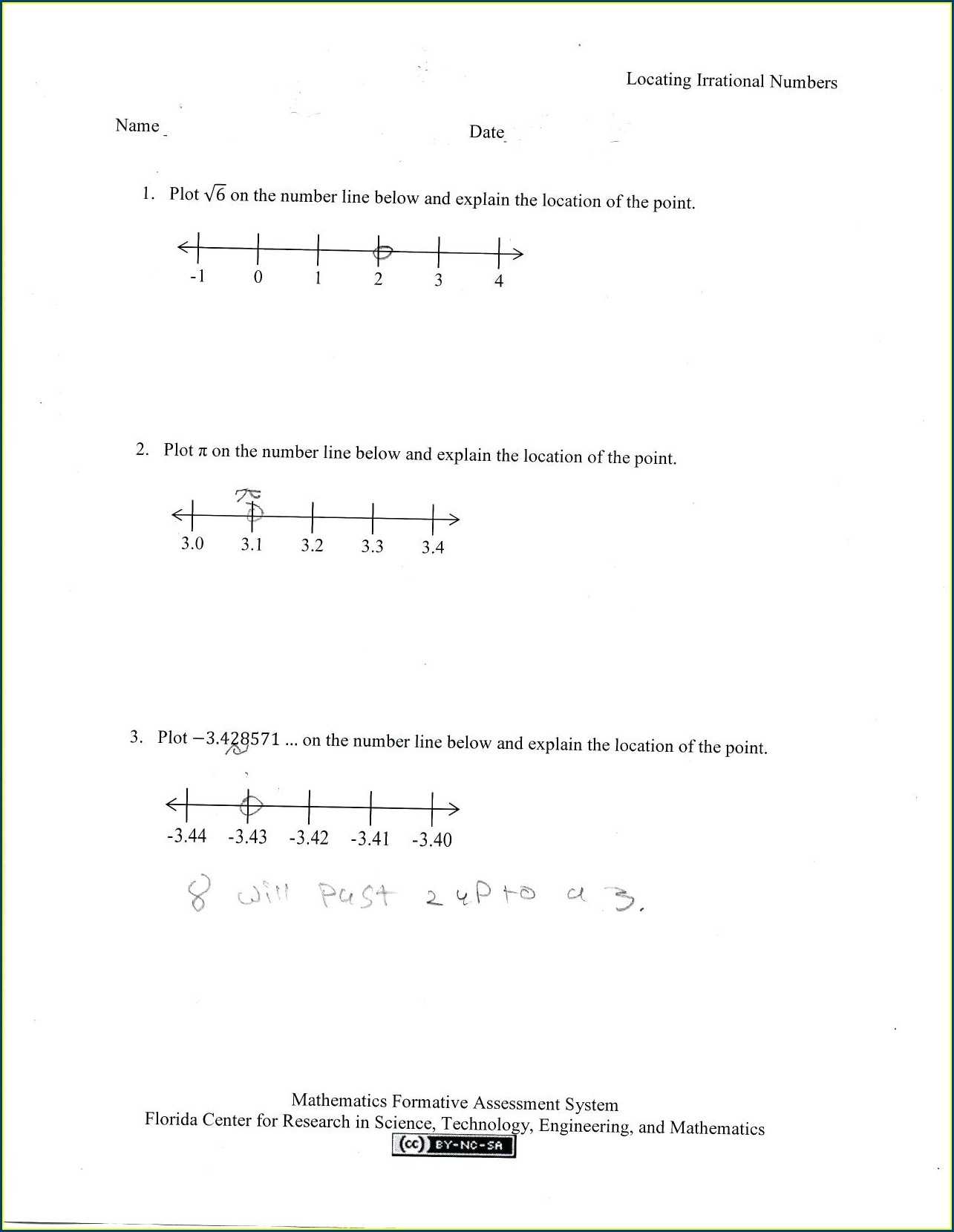 Operations With Rational And Irrational Numbers Worksheet Worksheet regarding Rational And Irrational Numbers Worksheet