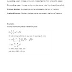 Ordering Rational And Irrational Numbers Worksheet (Pdf) – Mathematicalworksheets Regarding Ordering Rational Numbers Worksheet