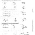 Parallel Lines Transversal Worksheets In Parallel Lines Transversal Worksheet