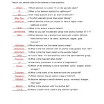Periodic Table Scavenger Hunt With Answers Printable Pdf Download Within Periodic Table Scavenger Hunt Worksheet