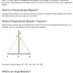 Perpendicular And Angle Bisectors Worksheet With Answers with regard to Angle Bisector Theorem Worksheet