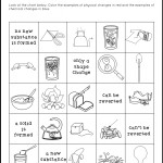 Physical And Chemical Changes Craftivity – The Owl Teacher By Tammy Deshaw For Physical And Chemical Change Worksheet