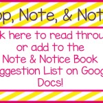 Pinkadots Elementary : Stop, Note, & Notice Book Suggestions! For Notice And Note Signposts Worksheet