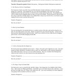 Point Of View Worksheet #2 For Point Of View Worksheet