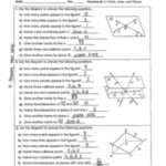 Points Lines And Planes Worksheet Inside Points Lines And Planes Worksheet