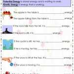 Potential And Kinetic Energy Worksheets | 99Worksheets For Potential And Kinetic Energy Worksheet