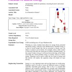 Potential Versus Kinetic Energy Worksheet With Regard To Potential Versus Kinetic Energy Worksheet