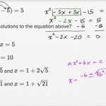 Practice 5 5 Quadratic Equations Worksheet Answers — Db Excel With Regard To Quadratic Equation Worksheet With Answers
