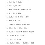 Practice Balancing Chemical Equations Worksheet With Regard To Balancing Equations Worksheet Answers Chemistry
