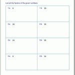 Prime Factorization Tree Worksheet for Prime Factorization Tree Worksheet