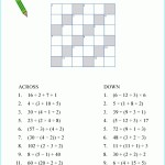 Printable Math, Logic And Number Puzzle For Kids To Boost Math Skills With Order Of Operations Puzzle Worksheet