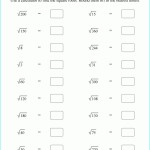Printable Primary Math Worksheet For Math Grades 1 To 6 Based On The Singapore Math Curriculum. In Square Root Practice Worksheet